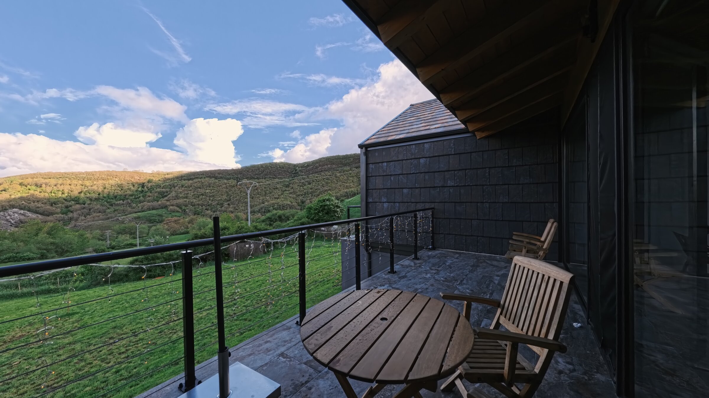 Terraza equipada de Casa Braña