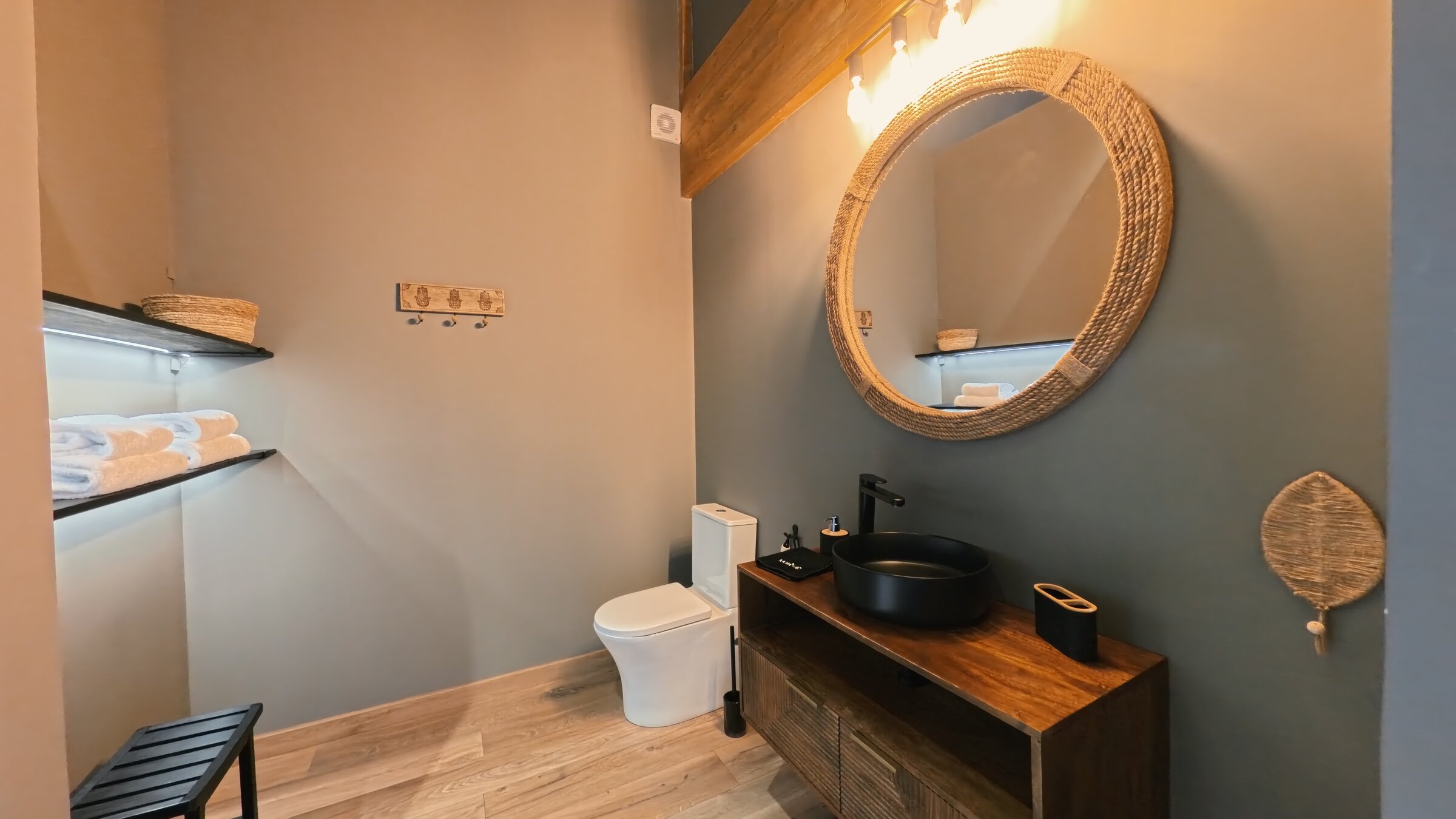 Detalle del baño de Casa Teleno