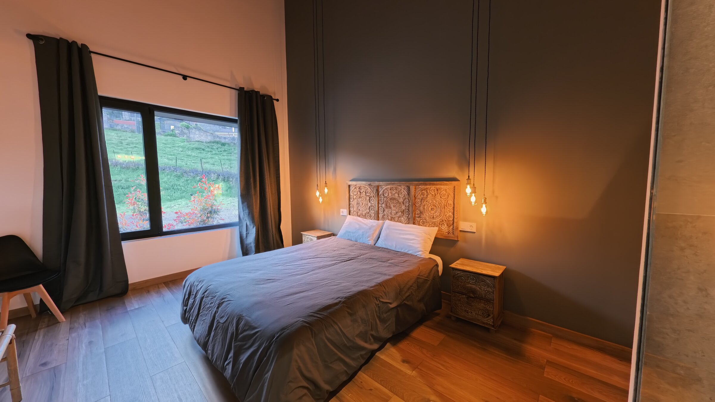 Dormitorio principal de Casa Teleno, vista alternativa